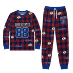 los-angeles-rams-cuffed-pajamas-personalized-buffalo-check-blue-red-best-selling.webp