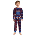 los-angeles-rams-cuffed-pajamas-personalized-buffalo-check-blue-red-best-selling.webp