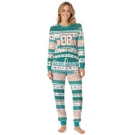 miami-dolphins-cuffed-pajamas-customized-geometric-motif-bands-aqua-white-best-selling.webp