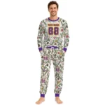 minnesota-vikings-cuffed-pajamas-custom-botanical-ornament-toss-green-best-selling.webp