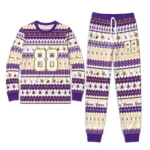 minnesota-vikings-cuffed-pajamas-personalized-geometric-motif-bands-purple-white-best-selling.webp