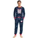 new-england-patriots-cuffed-pajamas-custom-garland-icon-medley-blue-best-selling.webp