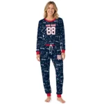 new-england-patriots-cuffed-pajamas-custom-garland-icon-medley-blue-best-selling.webp