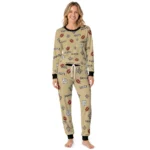 new-orleans-saints-cuffed-pajamas-custom-sparse-oval-toss-gold-best-selling.webp