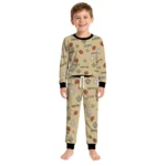 new-orleans-saints-cuffed-pajamas-custom-sparse-oval-toss-gold-best-selling.webp