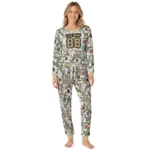new-orleans-saints-cuffed-pajamas-personalized-botanical-ornament-toss-green-best-selling.webp