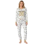 new-orleans-saints-cuffed-pajamas-personalized-wavy-light-strands-gold-white-best-selling.webp