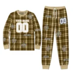 new-orleans-saints-cuffed-pajamas-personalized-windowpane-plaid-gold-best-selling.webp