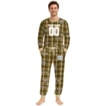 new-orleans-saints-cuffed-pajamas-personalized-windowpane-plaid-gold-best-selling.webp