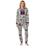 new-york-giants-cuffed-pajamas-custom-botanical-ornament-toss-green-best-selling.webp
