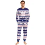 new-york-giants-cuffed-pajamas-personalized-geometric-motif-bands-blue-white-best-selling.webp