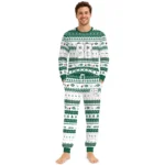 new-york-jets-cuffed-pajamas-custom-geometric-motif-bands-green-white-best-selling.webp