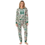 new-york-jets-cuffed-pajamas-customized-botanical-ornament-toss-green-best-selling.webp