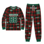 new-york-jets-cuffed-pajamas-personalized-buffalo-check-green-red-best-selling.webp