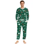 new-york-jets-cuffed-pajamas-personalized-sparse-oval-toss-green-best-selling.webp