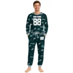 philadelphia-eagles-cuffed-pajamas-custom-linear-icon-scatter-green-best-selling.webp