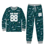 philadelphia-eagles-cuffed-pajamas-customized-garland-icon-medley-green-best-selling.webp