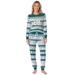 philadelphia-eagles-cuffed-pajamas-customized-geometric-motif-bands-green-white-best-selling.webp