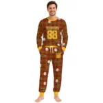 pittsburgh-steelers-cuffed-pajamas-customized-buffalo-check-gold-red-best-selling.webp