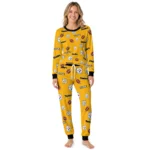 pittsburgh-steelers-cuffed-pajamas-customized-sparse-oval-toss-gold-best-selling.webp