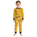 pittsburgh-steelers-cuffed-pajamas-customized-sparse-oval-toss-gold-best-selling.webp