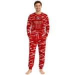 san-francisco-49ers-cuffed-pajamas-custom-diagonal-brush-strokes-red-best-selling.webp