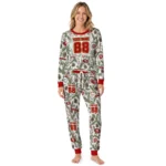 san-francisco-49ers-cuffed-pajamas-customized-botanical-ornament-toss-green-best-selling.webp