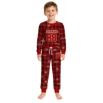 san-francisco-49ers-cuffed-pajamas-personalized-buffalo-check-red-best-selling.webp