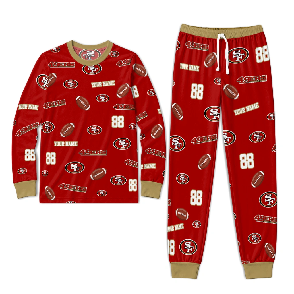 san-francisco-49ers-cuffed-pajamas-personalized-sparse-oval-toss-red-best-selling.webp San Francisco 49Ers Cuffed Pajamas Personalized Sparse Oval Toss Red Best Selling Webp
