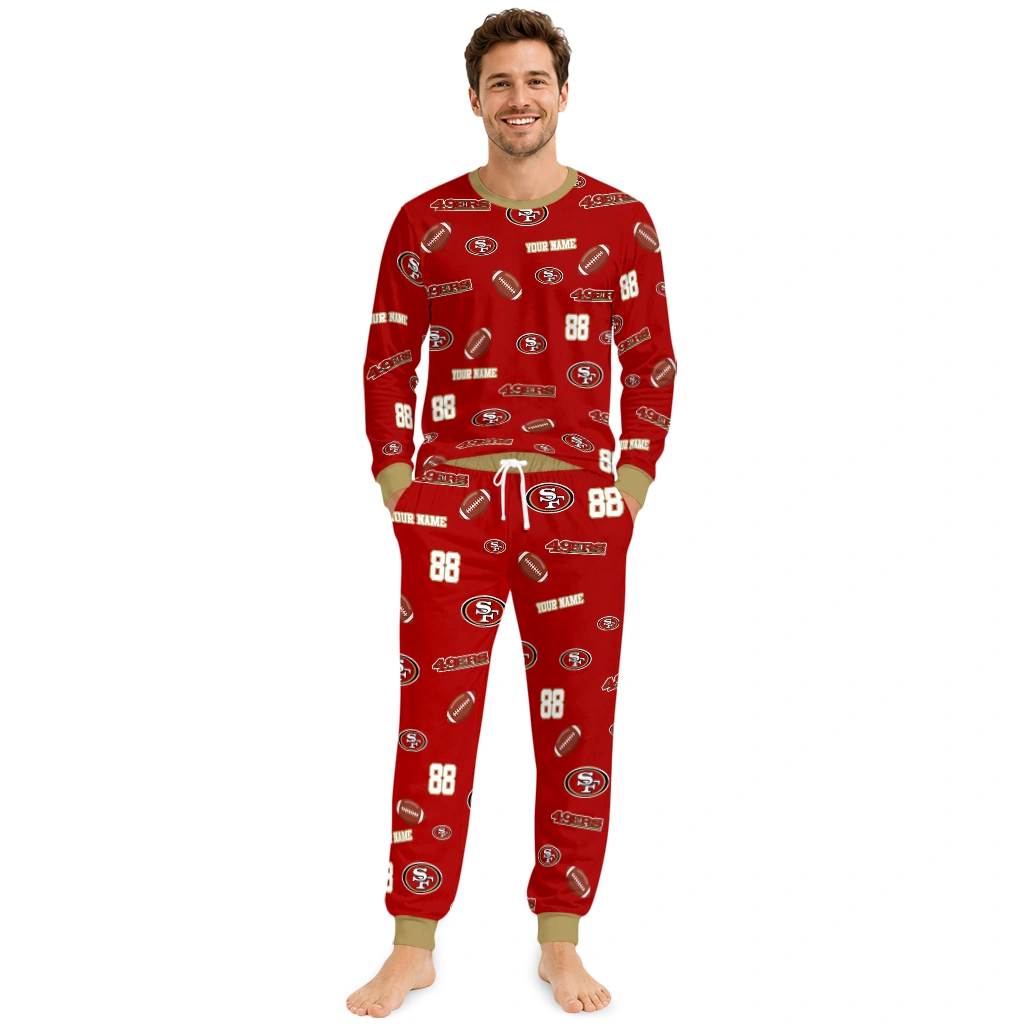 san-francisco-49ers-cuffed-pajamas-personalized-sparse-oval-toss-red-fashion-forward.webp San Francisco 49Ers Cuffed Pajamas Personalized Sparse Oval Toss Red Fashion Forward Webp