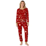 san-francisco-49ers-cuffed-pajamas-personalized-sparse-oval-toss-red-best-selling.webp