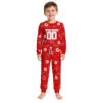 tampa-bay-buccaneers-cuffed-pajamas-customized-floral-doodle-scatter-red-best-selling.webp