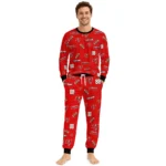 tampa-bay-buccaneers-cuffed-pajamas-customized-sparse-oval-toss-red-best-selling.webp