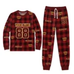 washington-commanders-cuffed-pajamas-custom-buffalo-check-burgundy-red-best-selling.webp